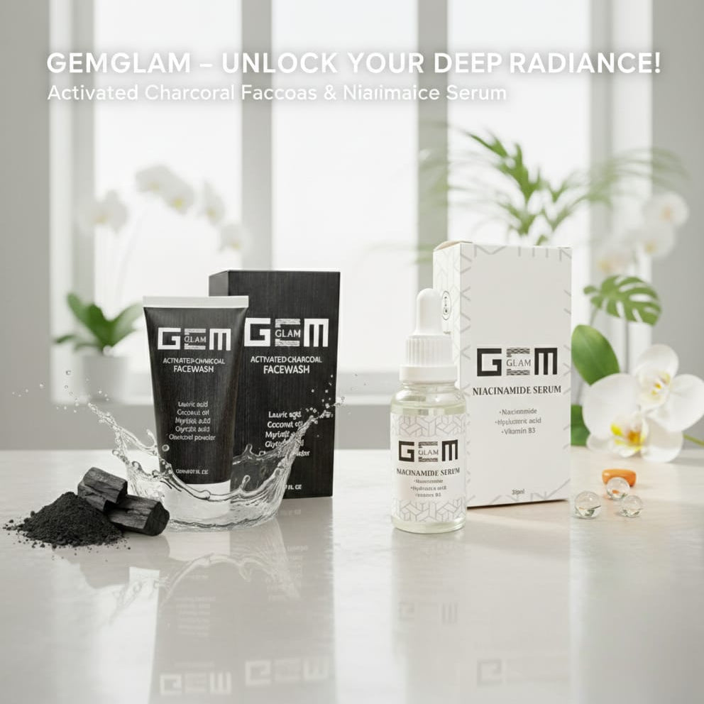 Pack of 2 | Activate Charcoal facewash & Niacinamide serum