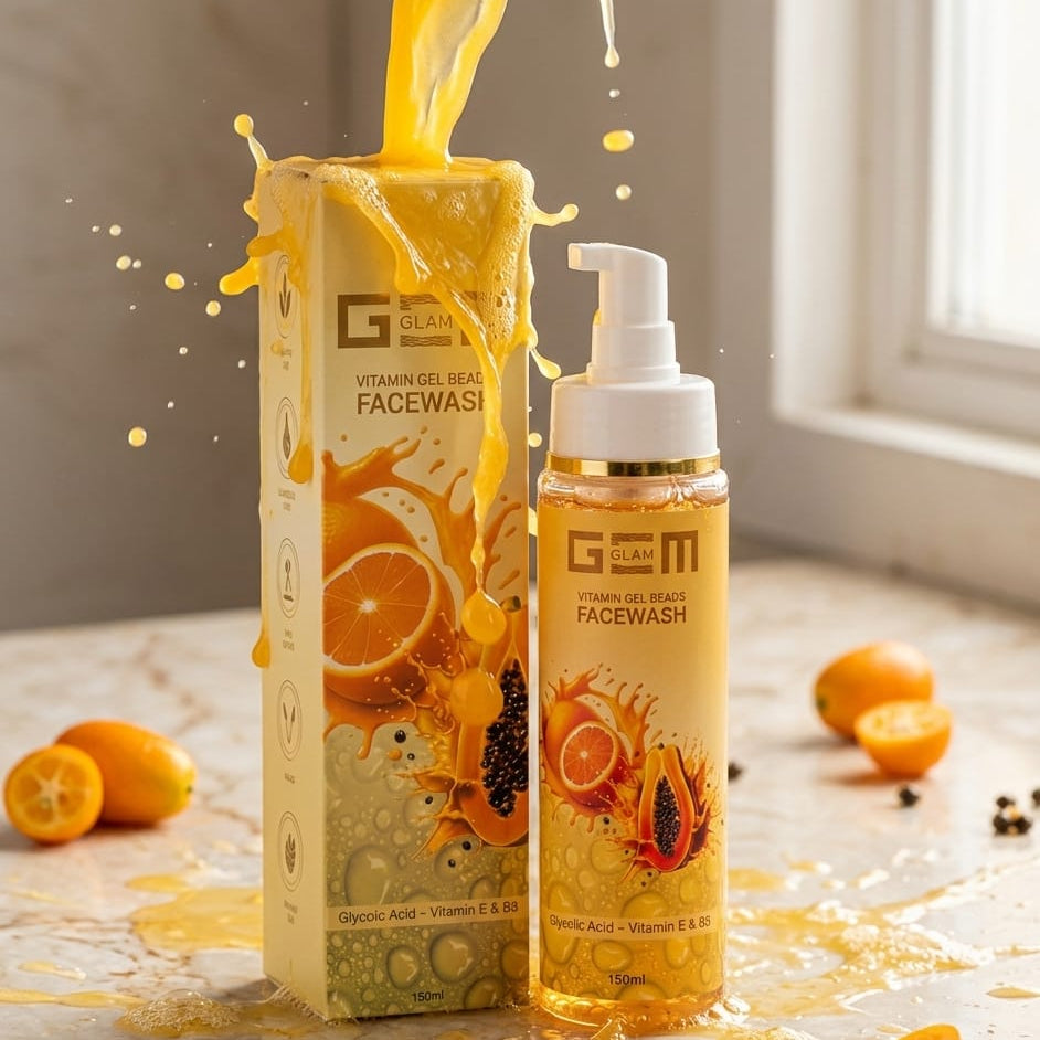 Vitamin Gel Facewash |Glycolic Acid | Vitamin E & B3